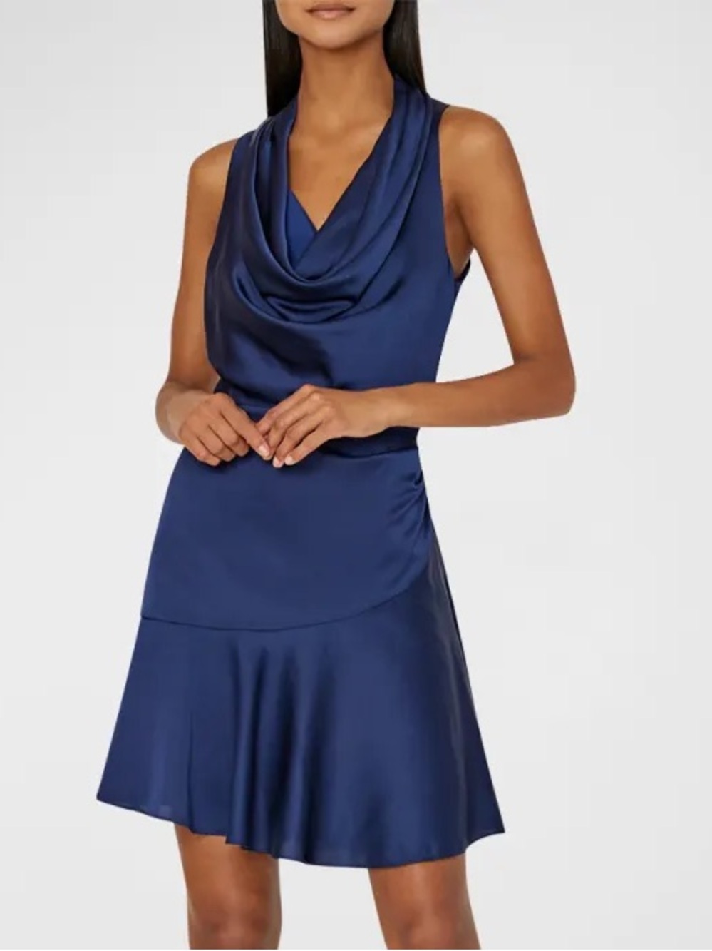 MILLY NIA SATIN COWL DRESS******SIZE: 8